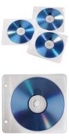 Конверты для  CD-ROM/DVD-ROM Ring Binder Sleeves, 50 pcs./pack, white