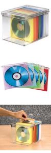 Конверты для CD-ROM/DVD-ROM Sleeve Box 120, assorted colours