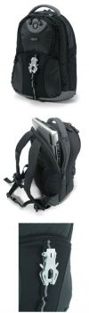 "Рюкзак для 15-15.4""  BacPacMission Pure Black, полиэстер/нейлон, черный, (450 x 340 x 130 мм), Dicota"