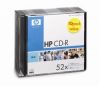 (CRE00010S) CD-R HP  700МБ, 80 мин., 52x, 1шт., Slimcase,  записываемый компакт-диск