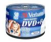 DVD+R Verbatim  4.7ГБ, 16x, 50шт., Bulk, Printable, (43512),  записываемый DVD диск