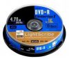 DVD+R Intenso    4.7ГБ, 16x, 10шт., Cake Box, LigthScribe, (4711152), записываемый DVD диск