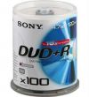 DVD+R Sony        4.7ГБ, 16x, 100шт., Cake Box, (100DPR120BSP), записываемый DVD диск