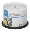(DRE00026WIP)  DVD+R HP    4.7ГБ, 16x, 50шт., Spindle, Printable, записываемый DVD диск