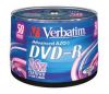 DVD-R Verbatim  4.7ГБ, 16x, 50шт., Cake Box, (43548),  записываемый DVD диск