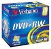 DVD+RW Verbatim  4.7ГБ, 8x, 10шт., Jewel Case, (43527), перезаписываемый DVD диск
