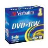 DVD+RW Verbatim  4.7ГБ, 4x, 5шт., Jewel Case, Silver, SERL, DL+, (43229), перезаписываемый DVD диск