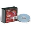 DVD+RW TDK        4.7ГБ, 4x, 10шт., Slim Case, (DVD+RW47SCNEB10), перезаписываемый DVD диск