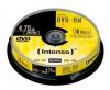 DVD-RW Intenso    4.7ГБ, 4x, 10шт., Cake Box, (4201132), перезаписываемый DVD диск