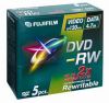 DVD-RW Fujifilm     4.7ГБ, 2x, 5шт., Jewel Case, (45767), перезаписываемый DVD диск
