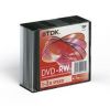 DVD-RW TDK        4.7ГБ, 2x, 10шт., Slim Case, (DVD-RW47SCNEB10-L), перезаписываемый DVD диск
