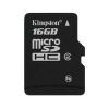 (SDC2/16GBSP) Карта памяти Kingston, стандарт microSD (T-Flash) класс 2, 16ГБ microSDHC без адаптера