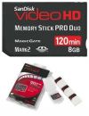 (SDMSPDHV-004G-E15) Карта памяти, стандарт Memory Stick Pro Duo Video HD, 4ГБ