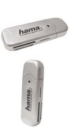 Универсальный картридер USB TravelDrive Mobile 25in1, USB 2.0, Hama