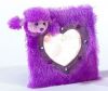 Игрушка Пудель фиолетовый - рамка для фото 15 см