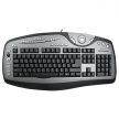 Проводная мультимедийная клавиатура Defender S Zodiak KM-9010 синий металлик + черный
