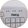 DIALOG KS-102WP  Стандартная клавиатура