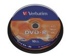 DVD-R Verbatim 4,7 gb 16x, cake 10