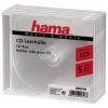Коробка для 1 CD Jewel, 5 шт., прозрачный, Hama     [OsS]