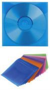 Конверты для CD, пластиковые, разноцветные, 25шт (5шт по 5 цветов), HAMA