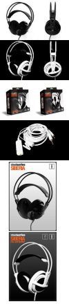 SteelSeries Siberia full-size headset 51003 черные - комплект профессиональный игровой: наушники и микрофон