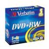 DVD+RW Verbatim  4.7ГБ, 4x, 5шт., Jewel Case, Silver, SERL, DL+, (43229), перезаписываемый DVD диск