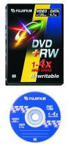 DVD+RW Fujifilm     4.7ГБ, 4x, 5шт., Video Box, перезаписываемый DVD диск
