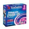 miniDVD-R Verbatim  2.6ГБ, 4x, 5шт., Dual Layer, Slim Jewel Case, (43631), записываемый DVD диск