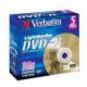 DVD-R Verbatim  4.7ГБ, 16x, 5шт., Jewel Case, LightScribe, (43621), записываемый DVD диск